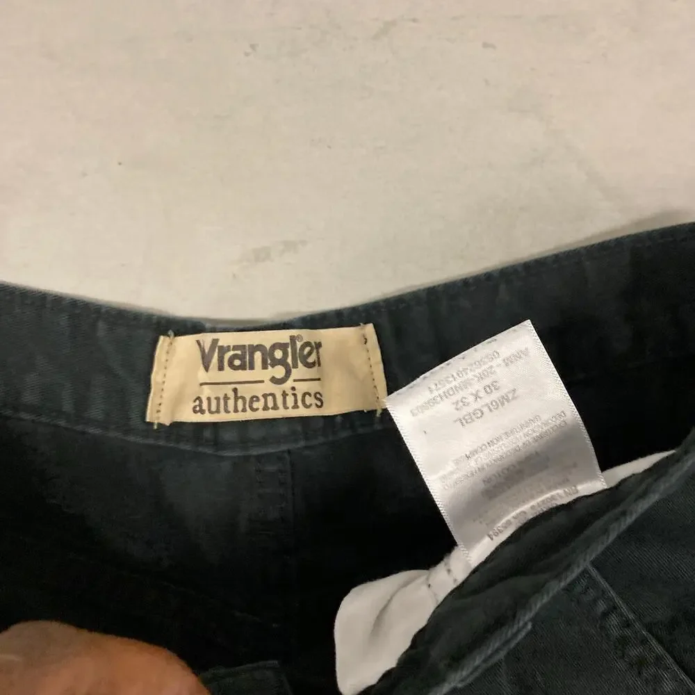 vintage baggy y2k wrangler cargo pants 30x32